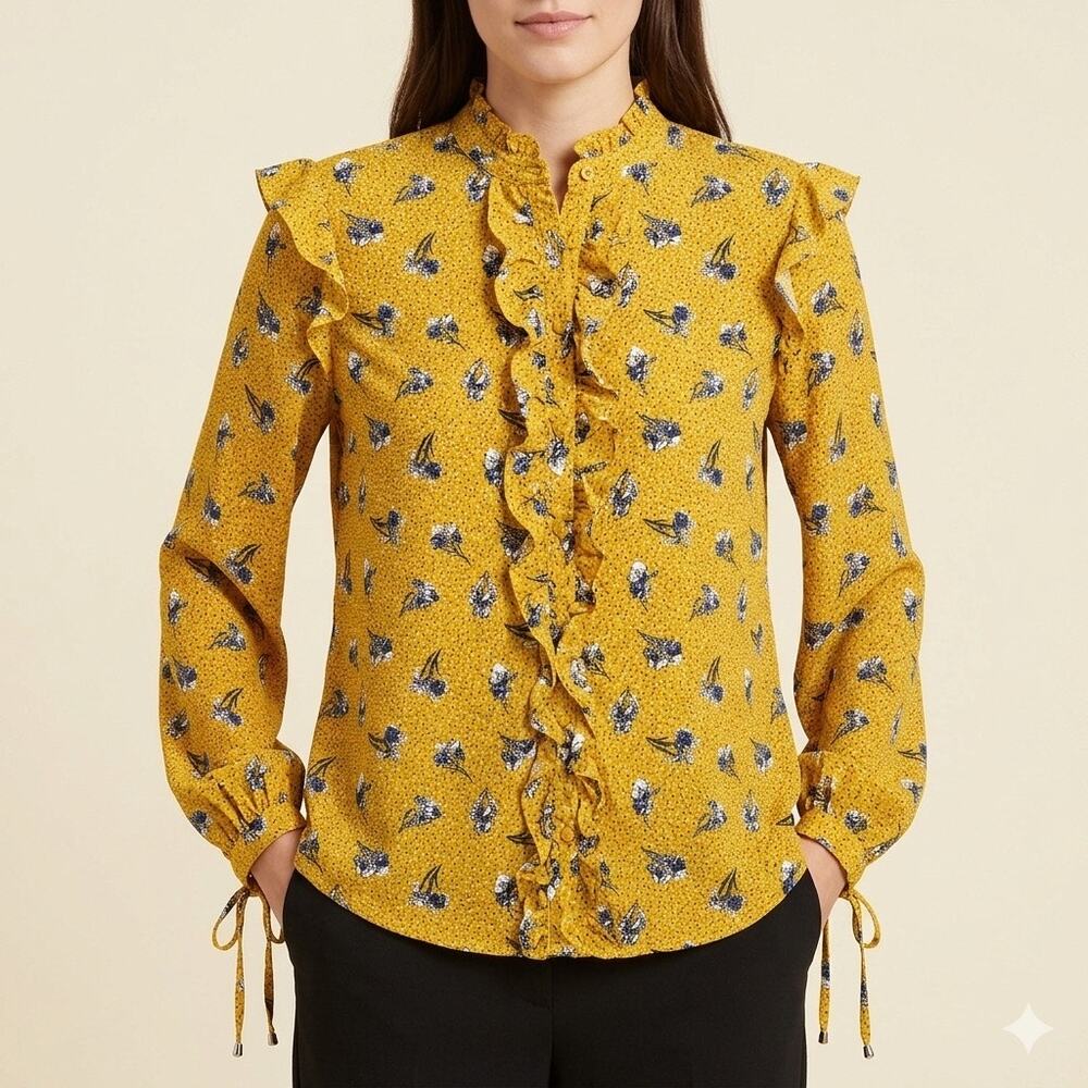 055-Bleuh Ciel Button Down size L / PTP 21”